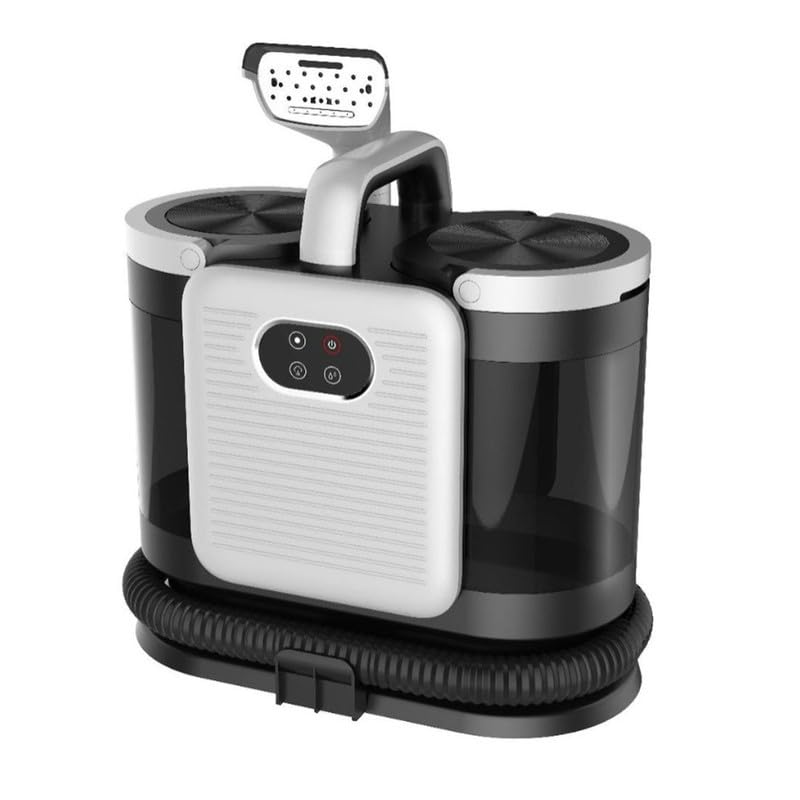 Máquina limpiadora de alfombras, máquina limpiadora de manchas de sofás, máquina limpiadora de tapicería, máquina limpiadora por succión por pulverización de 12 kPa, diseño de tanque de agua doble co