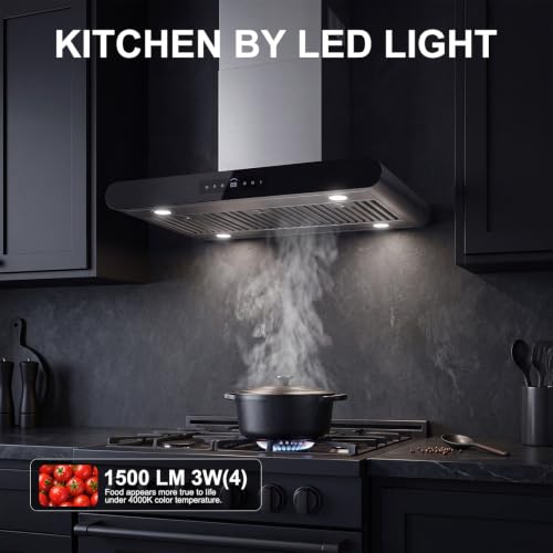 Image of 36 inch Island Range Hood 1200 CFM, Stainless Steel range hood