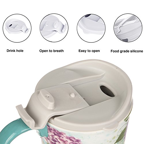 Set de 2 tazas de cerámica para café de 17 oz miniatura 7