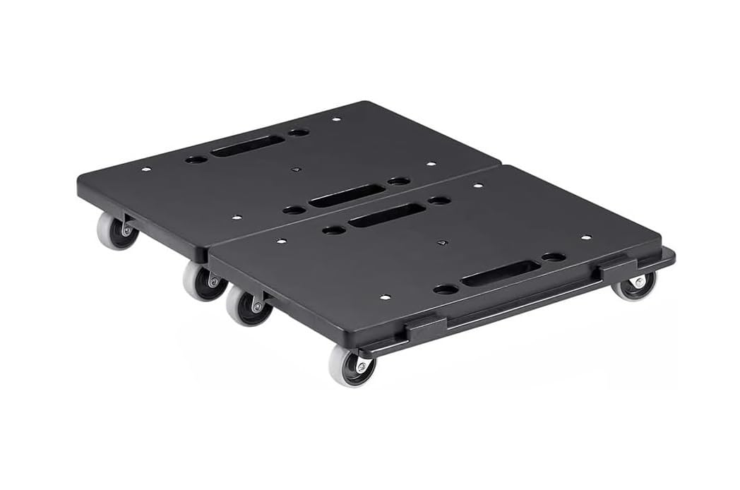 Furniture Mover Pallet Trolley - 500 Lbs Capacity - 2 Pack Flat Dolly Cart with 4 Wheels for Easy Moving