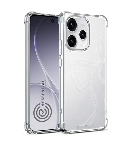 Image of KAPAVER Essential Back Cover Case Compatible with Oppo Reno 15 (PC+TPU) (Oppo Reno 15 - Clear)