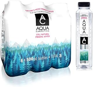 AQUA Carpatica Natural Still Mineral Water 6 X 500 ml
