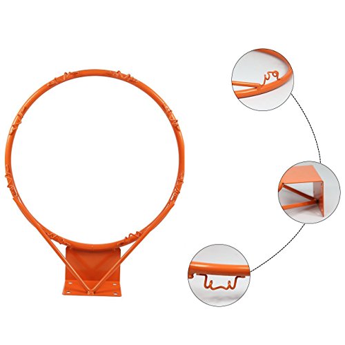 Kids Basketball Hoop, Dream Travel 2PCS Basketball Rim Goal Wall Mounted Basketball Hoop Indoor Outdoor Hanging Basketball Hoop, 32centimeter/12.6inch(2-Rim, 2-Net, 8-Screws)