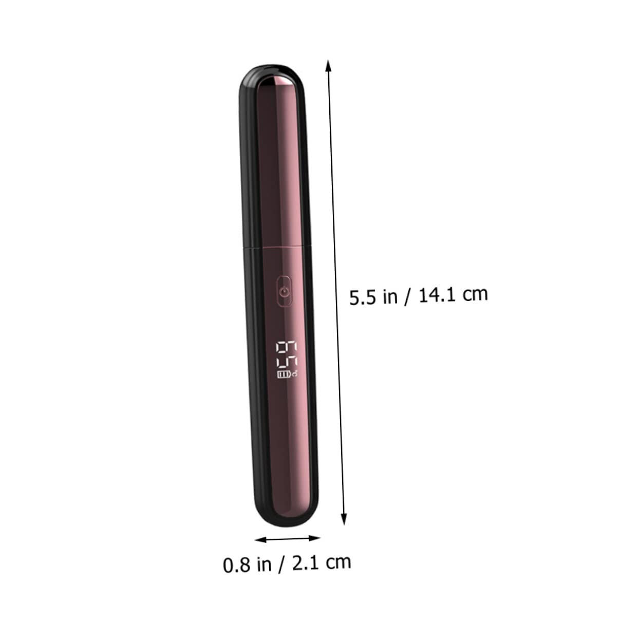 Rizador de Pestañas de Abs 360mah Eléctrico Recargable Negro