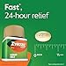 Zyrtec 24 Hour Allergy Relief Liquid Gels, Cetirizine HCI Antihistamine Allergy Medicine for Indoor/Outdoor, All-Day Relief for Runny Nose, Sneezing, Itchy, Watery Eyes, 40 ct + 3 Travel Packs, 43 ct