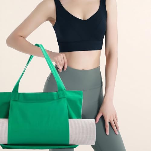 Bolsa multifuncional para mujer con lona impermeable para esterilla de yoga 2
