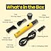 Gorilla Technique Nose Ear Hair Trimmer for Men, Rechargeable 4-in-1 Trimmer for Nose Ear Eyebrow Hair Removal, No Pull No Snag Grooming with High-Speed 10,000rpm Motor, 4 Heads