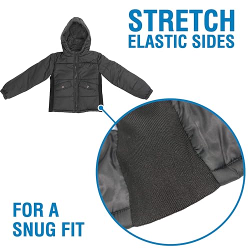 Kids Weighted Sensory Compression Puffer Jacket with Hood – Cold Weather Jacket with Removable Weights, Comfortable & Stylish, Perfect for Sensory Support (Children’s Medium)4