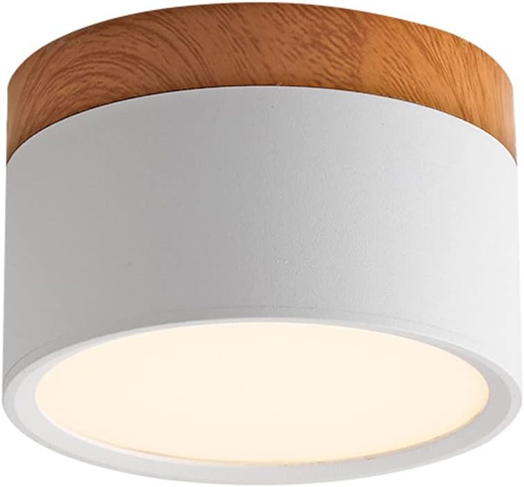 LED Surface Mounted Downlight 7W 12W Round Downlight Ceiling Lamp Daylight Retrofit Downlight White Aluminum Panel Light for Corridor Living Room Indoor Lighting