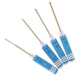 Getdoublerich Set di cacciaviti esagonali RC, 1,5 mm, 2,0 mm, 2,5 mm, 3,0 mm, strumenti per auto RC, elicotteri e droni, kit di ingegneria con manico blu