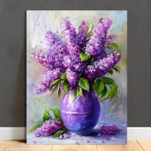 Impression sur toile lilas XBTYKPB cadre interne de qualité - 2