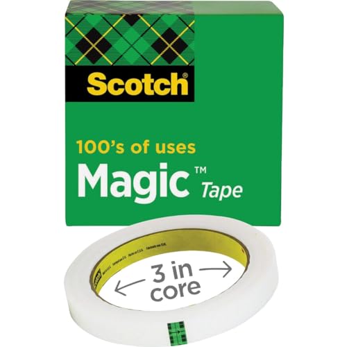 Magic Tape de bureau 3M 81012592 rouleau grand format pour toutes les fournitures scolaires
