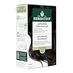 Herbatint Permanent Hair Color Gel 4C Ash Chestnut – Natural, Ammonia-Free, Resorcinol-Free, Parabens-Free Hair Dye - Long-Lasting 100% Coverage of Grey Hair