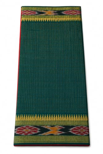 Generic green traditional silk saree – image 2