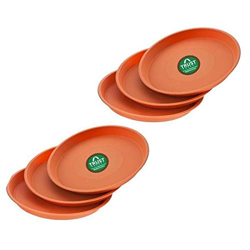 See full amazon price history chart for TrustBasket Uv Treated, 16 Inch Bottom Tray(Plates/Saucer) Terracotta Color for 16 Inch Plastic Pot - Set of 6 TrustBasket Uv Treated, 16 Inch Bottom Tray(Plates/Saucer) Terracotta Color for 16 Inch Plastic Pot - Set of 6 (B07MFV3BHF) Amazon Price History, Amazon Price Tracker