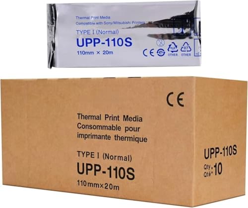 Ultrasuoni Carta UPP-110S Ultrasuono Film/Media 10 Rotoli, Tipo I Stampa Termica Film/Media