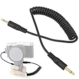 Asixxsix 2-teiliges einziehbares Verbindungskabel, Digitalkamera-Verbindungskabel zum direkten Anschließen von Kamera und Blitz