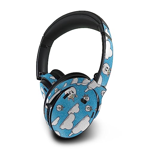 Image of MightySkins Glossy Glitter Skin Compatible with Bose QuietComfort 45 Headphones Unicorn Clouds | Protective, Durable High-Gloss Glitter Finish | Easy to Apply | Made in The USA