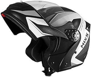 Capacete Mixs Gladiator Neo Brilhante Escamoteavel Articulado Robocop