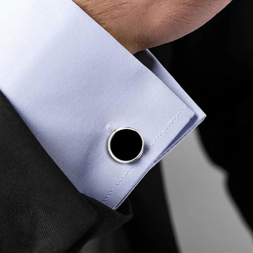 LeCalla 925 Sterling Silver Groomsmen Cufflinks Set | Classic & Antique Designs Men's Cuff-links Jewelry Set | Cuff-Links for Wedding, Party, Anniversary, Business & Special Occasion Gifts3