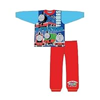 Thomas The Tank Engine Childrens/Toddlers Sodor University Snuggle Fit Long Pyjamas (18-24 Months) (Blue)