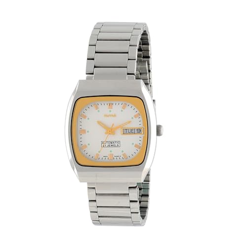 Image of HMT NASS 13 White Color Analogue Watch for Men | 1 Year Manufacturer Warranty | Water Resistant