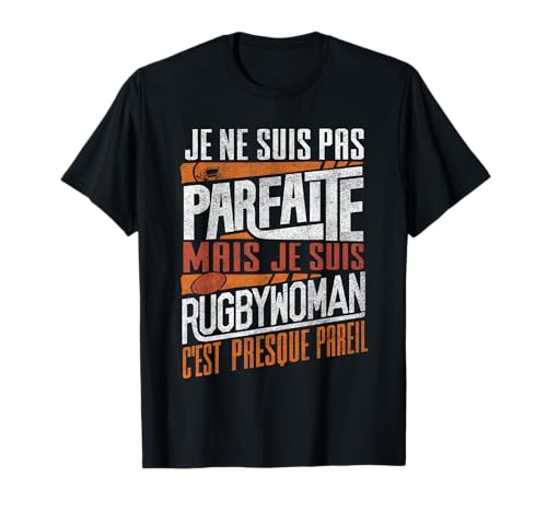 Maillot Rugby Femme Fille Cadeau Joueur De Rugby T-Shirt