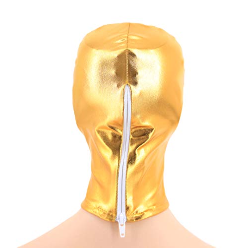 Image of Metallic Cycling Face Neck Mask Hat Ultra Balaclava Hood