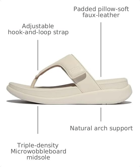 Image of FitFlop F-Mode Go Adjustable Toe-Post Sandals
