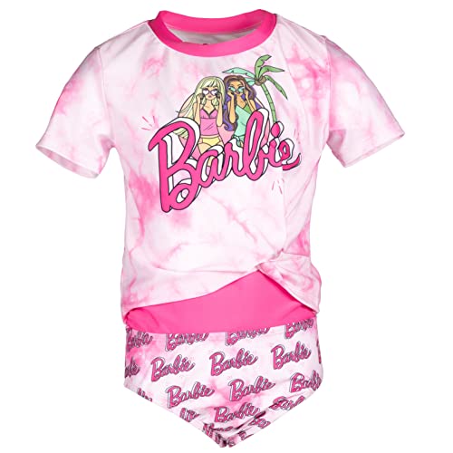Barbie Girls Rash Guard and Bikini Bottom Little Kid to Big Kid2