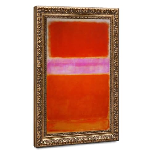 Toile Mark Rothko tableau abstrait orange violet déco murale