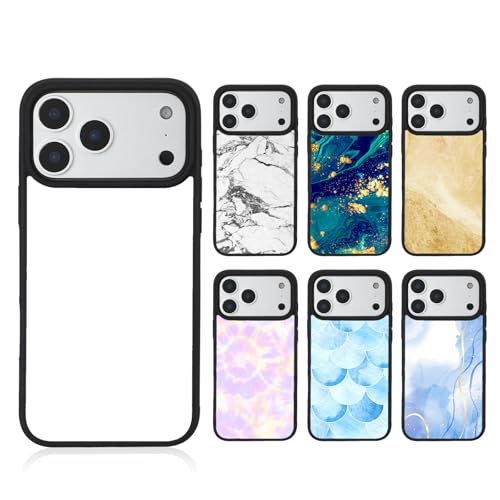 Weewooday 6 Pcs Sublimation iPhone 17 Pro Max Cases