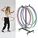 Commercial Hula Hoops and Jump Rope Storage Stand, Durable Metal Display Rack for Gym, Gymnastics Club, and Training Facilities