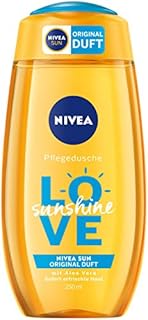 Nivea Welcome Sunshine Shower Care with Aloe Vera in 6er Pack (6 x 250 ML), Mild Shower Gel with the Unique Nivea Sun Sunscreen Scent, Summer Fresh Shower Maintains the Skin