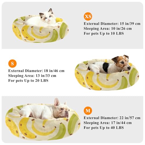 Lit pour chat et chaton lavable et déhoussable jaune S - 8