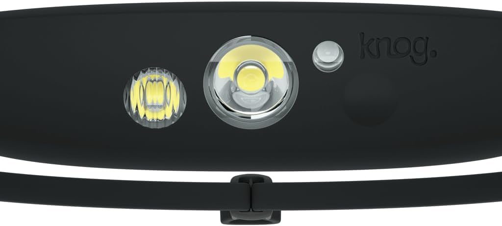 KNOG Quokka 150 LED Headlamp - Lightweight, USB Rechargeable Running Headlamp with 20m Beam, IP65 Water Resistant, Silicone Strap, 3 Light Modes for Camping, DIY & Outdoors