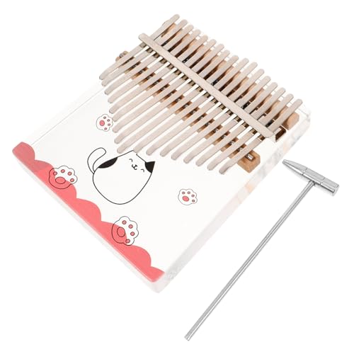 Abaodam Acrylic Thumb Piano 17-key Musical Instrument Perfect for Adults Boys and Girls