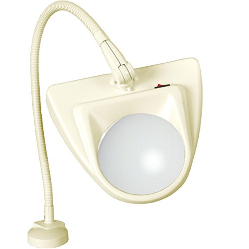Dazor 3D Almond Clamping LED Magnifier Lamp with Flex-Arm