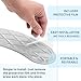Morvat Gel Toilet Seat Cushion, Washable Padded Riser Cushion for Toilets & Commode Chair, Maximum Pain Relief Comfort & Support, Adhesive Raised Donut Pad for Elderly & Handicapped, White, Elongated