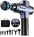Produktbild Massagepistole, Massage Pistole, ANSGEC Massage Gun Leistungsstarke Tiefengewebe 30 Geschwindigkeiten Massagegerät Elektrisch mit 8 Köpfe, Leise Muskel Massagepistole für Nacken Rücken Schulter