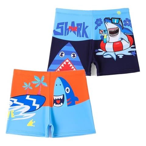 NautySaurs Boys Swim Shorts for Ages 2-11 Cover