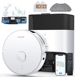 AIRROBO GT21 Saugroboter mit Wischfunktion, 3.5L Staubsauger Roboter mit Absaugstation, 180Min Laufzeit, LiDAR Navigation, Starke Saugkraft, APP Steuerung, Ideal für Teppich und Tierhaare