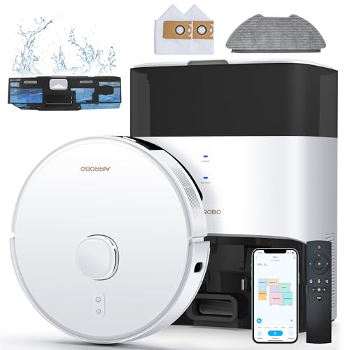 AIRROBO GT21 Saugroboter mit Wischfunktion, 3.5L Staubsauger...