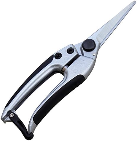 TABOR TOOLS K18A Pruning Shears with Straight Japanese Style Blades, Florist Scissors, Multi-Tasking Garden Snips for Arranging Flowers, Trimming Plants and Harvesting Herbs, Fruits or Vegetables.