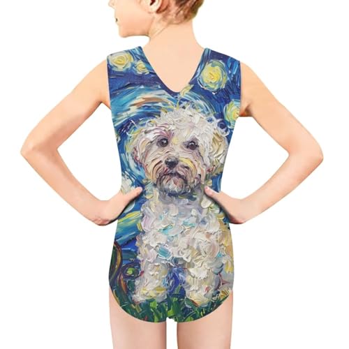 Image of Swimsuits for Girls 3-14 Sleeveless Bathing Suit for Kids Summer One Piece Swimming Suits