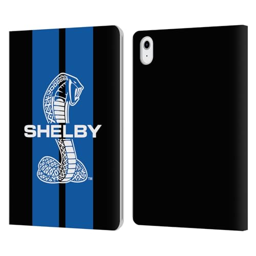 Étui portefeuille Shelby bleu en cuir pour Apple iPad Air 11 2020-2025