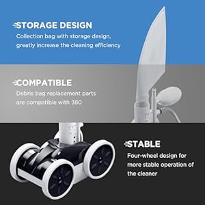 Makhoon upgrade pool pressure side sweeper professional solution for cleaning your swimming pool  urban country home decor