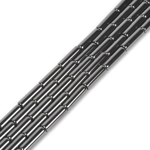 4x13mm Natural Black Hematite Gemstone Loose Beads for Jewelry Making