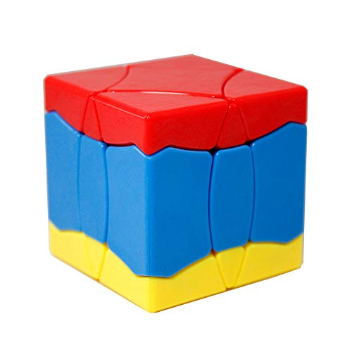 OJIN Shengshou Cien pájaros Sengso Bainiaochaofeng Serie Frosted Surface Cube Puzzle Rompecabezas Irregular con un trípode de Cubo (Sin Etiqueta)