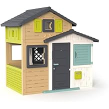 Smoby - 810204 Friends House Evo Childrens Garden Shed - Customisable with Smoby Accessories - Post Box - Made in France